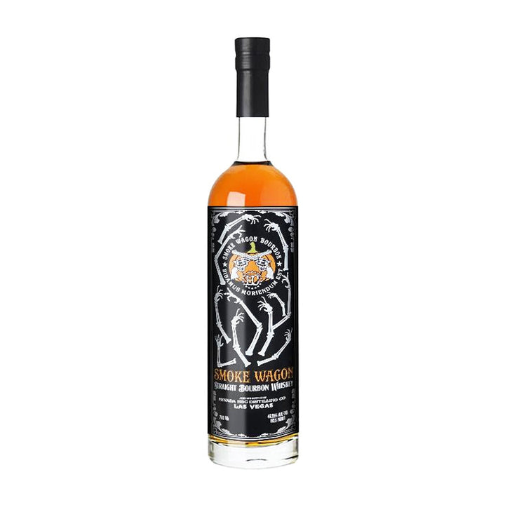Smoke Wagon Straight Bourbon Glow In The Dark Halloween Edition 2022 Straight Bourbon Whiskey Smoke Wagon Bourbon Single Bottle