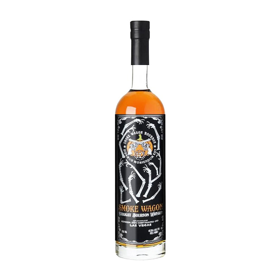 Smoke Wagon Straight Bourbon Glow In The Dark Halloween Edition 2022 Straight Bourbon Whiskey Smoke Wagon Bourbon Single Bottle