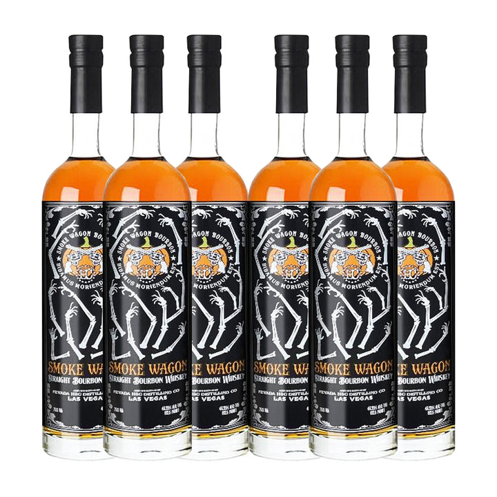 Smoke Wagon Straight Bourbon Glow In The Dark Halloween Edition 2022 Straight Bourbon Whiskey Smoke Wagon Bourbon 6 Pack