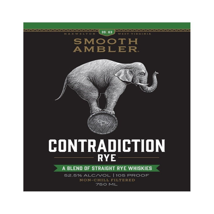 Smooth Ambler Contradiction Rye Rye Whiskey Smooth Ambler