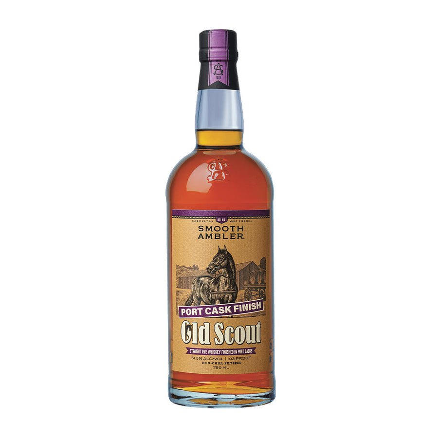 Smooth Ambler Old Scout Port Cask Finish Batch No. 2 Rye Rye Whiskey Smooth Ambler