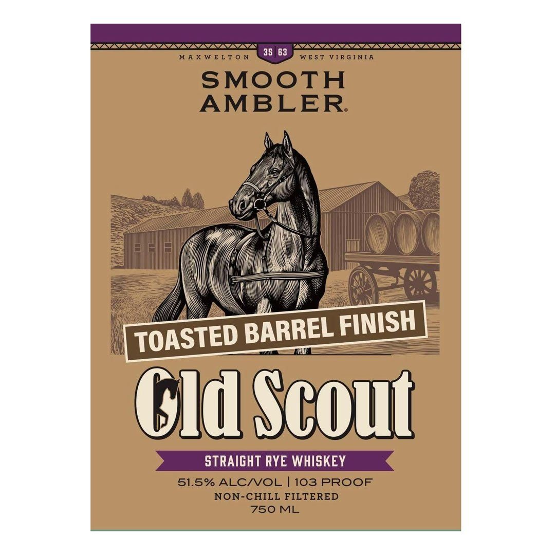 Smooth Ambler Old Scout Toasted Barrel Finish Rye Straight Rye Whiskey Smooth Ambler