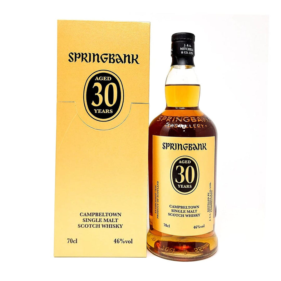 Springbank 30 Year Old Single Malt 92 Proof Scotch Whisky Springbank