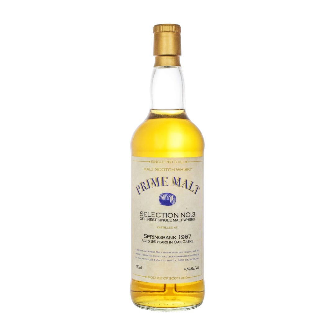 Springbank 36 Years Old Prime Malt Selection No. 3 1967 Scotch Whisky Springbank