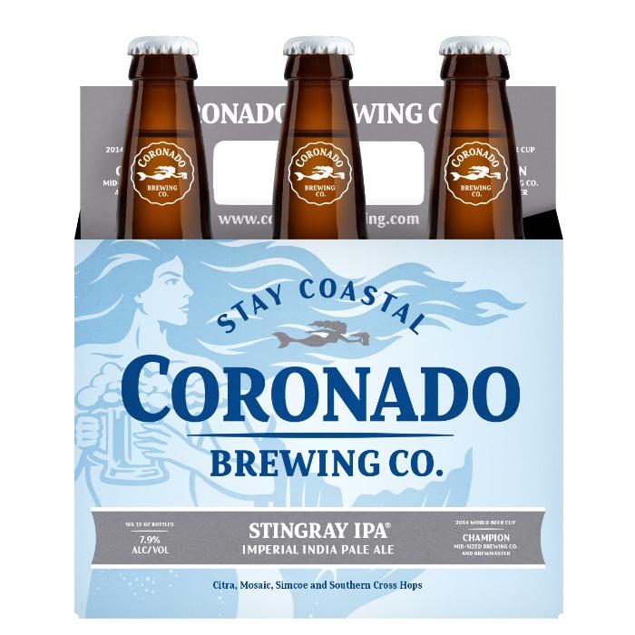 Coronado Brewing Company Stingray IPA Beer Coronado Brewing