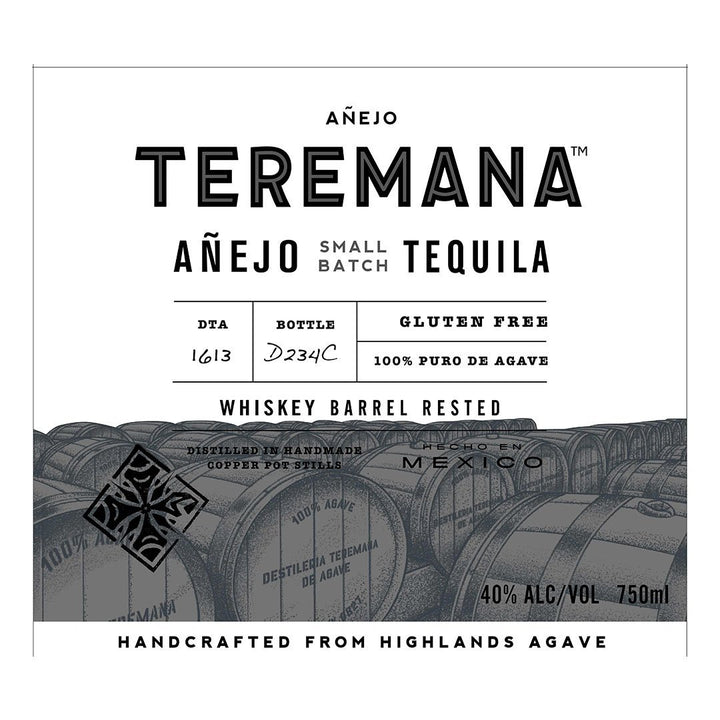 Teremana Tequila Añejo Tequila Teremana Tequila