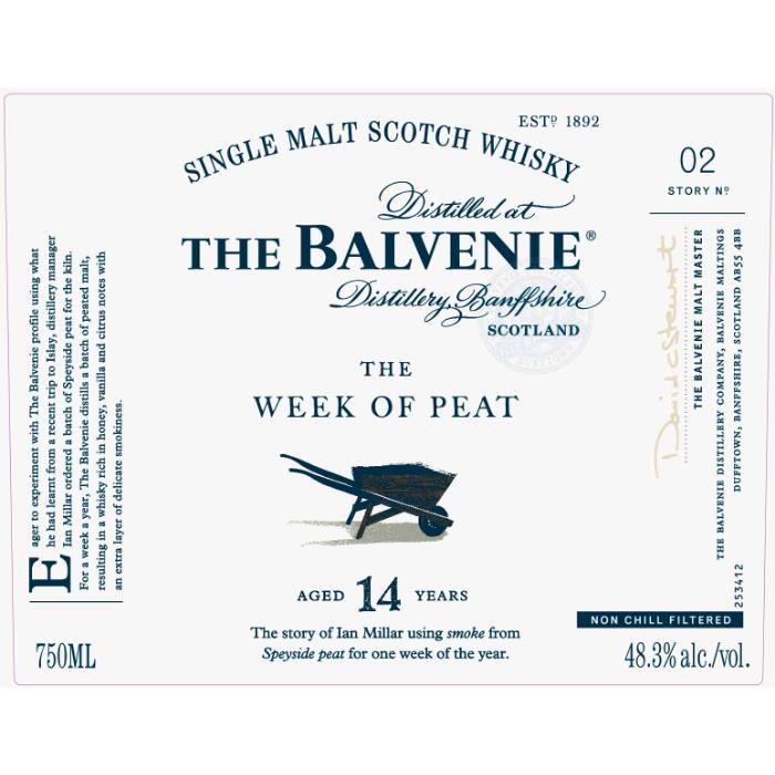 The Balvenie The Week Of Peat 14 Year Old Scotch The Balvenie