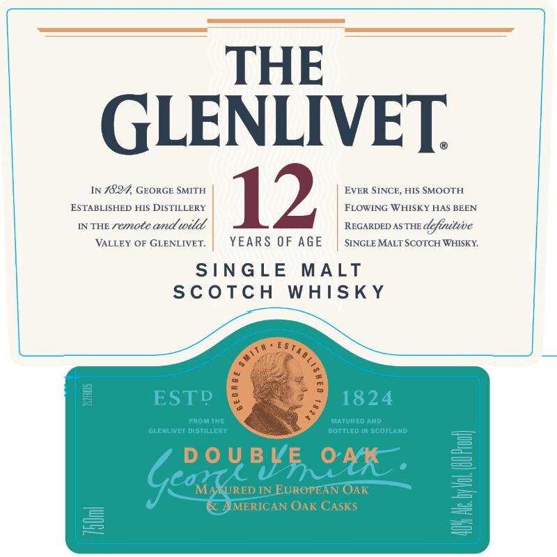 The Glenlivet 12 Year Old Double Oak Scotch The Glenlivet