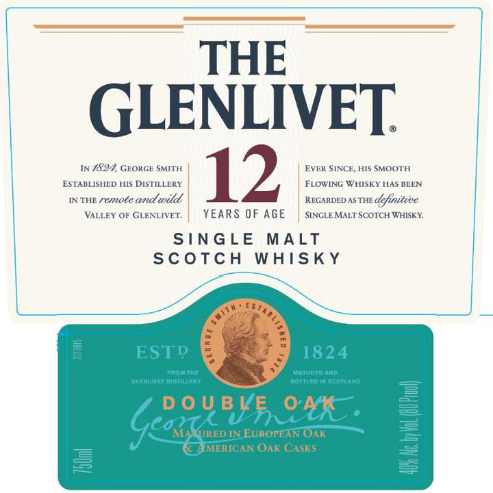 The Glenlivet 12 Year Old Double Oak Scotch The Glenlivet