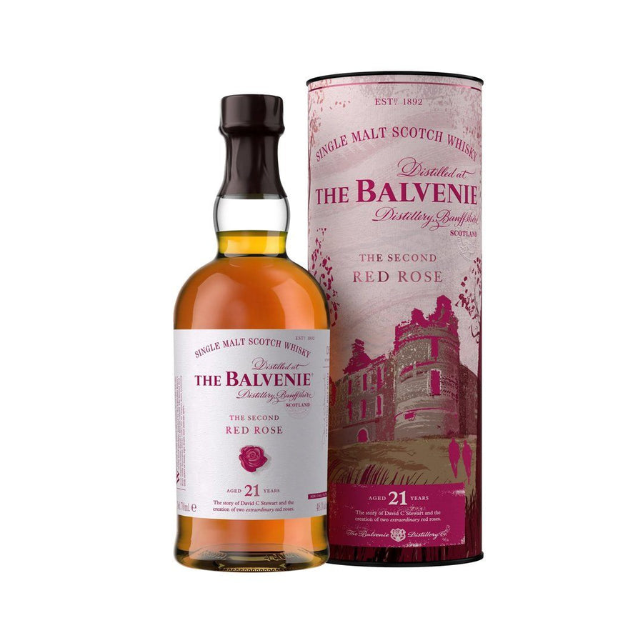 The Balvenie 21 Year Old The Second Red Rose Scotch Whisky The Balvenie