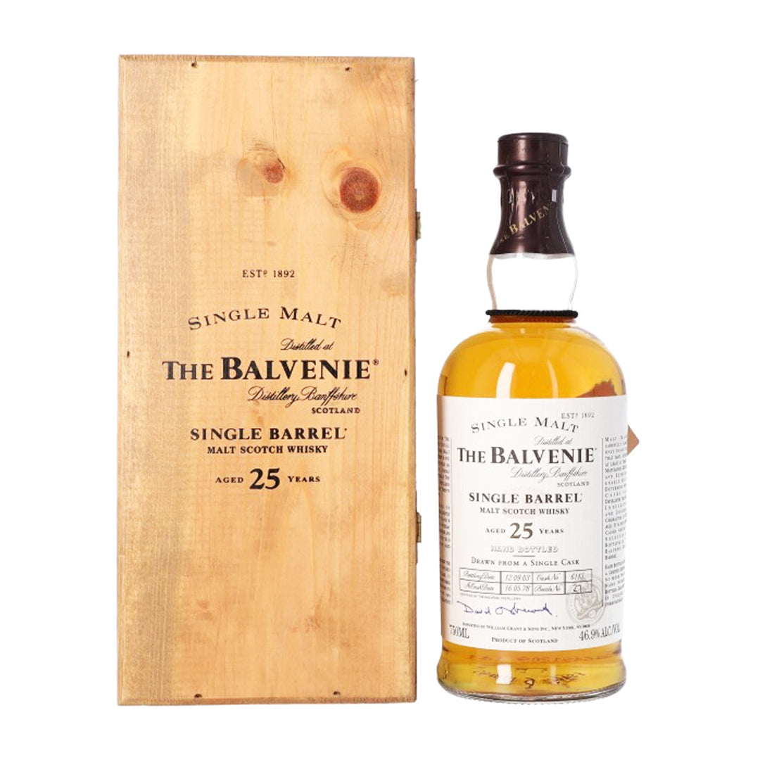 The Balvenie 25 Year Old Single Barrel Malt Scotch Whisky Scotch Whisky The Balvenie