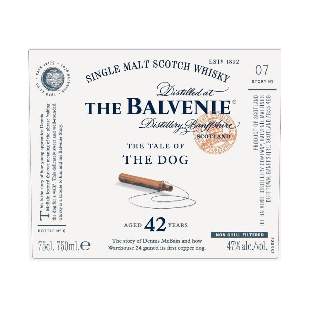 The Balvenie 42 Years Old The Tale Of The Dog Single Malt Scotch Whisky The Balvenie