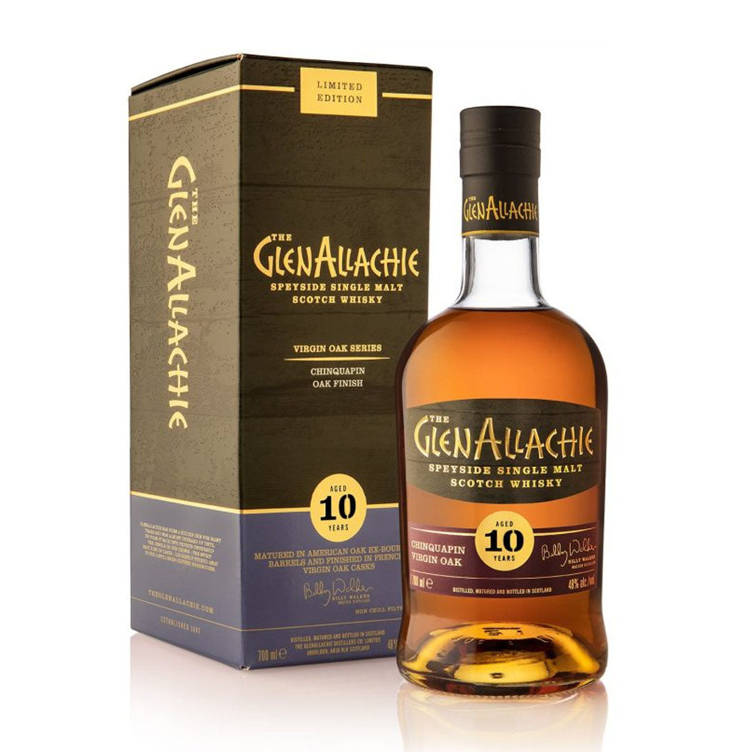 The GlenAllachie 10 Year Old Chinquapin Virgin Oak Cask Scotch Whisky The GlenAllachie