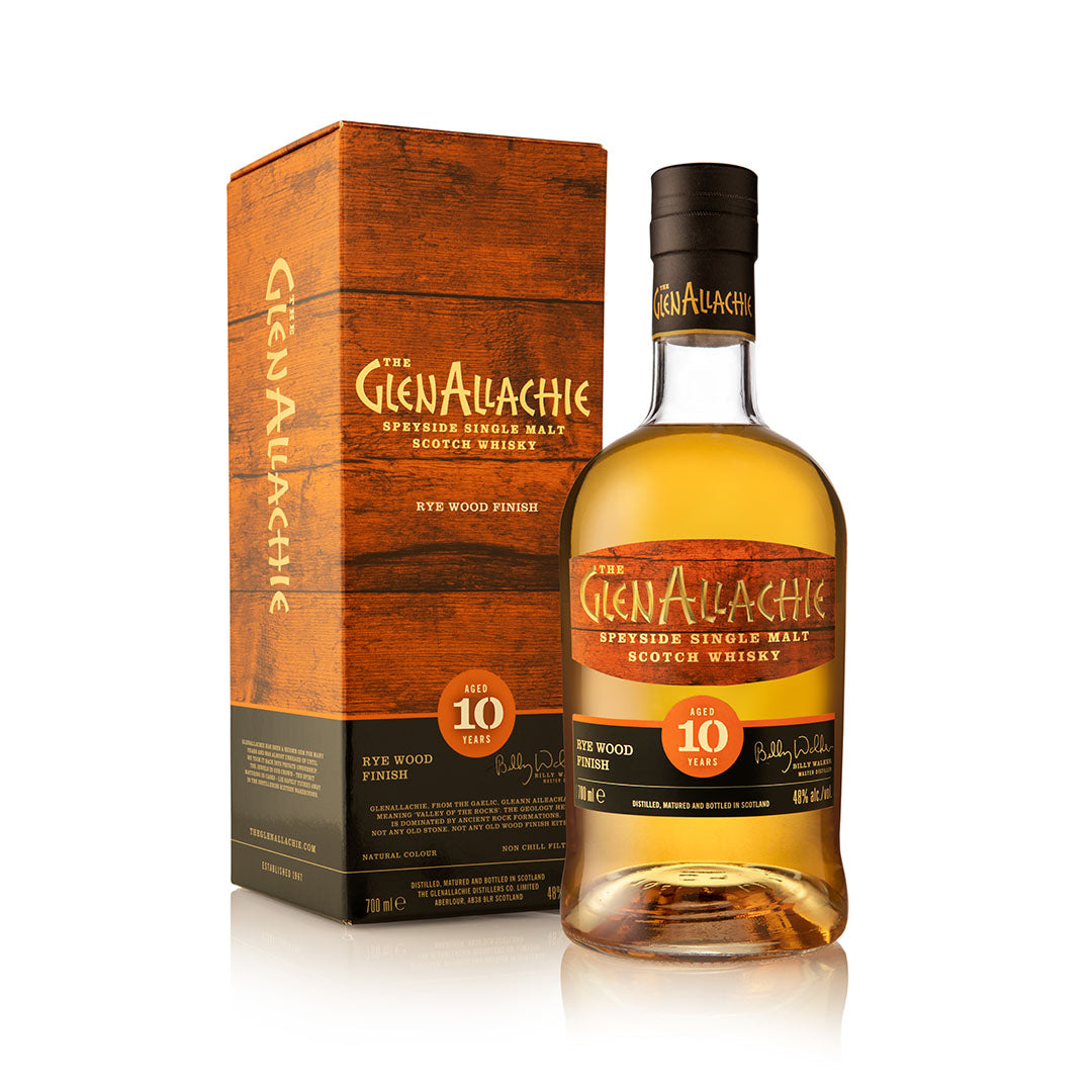 The GlenAllachie 10 Year Old Rye Wood Finish Single Malt Scotch Whisky Scotch Whisky The GlenAllachie