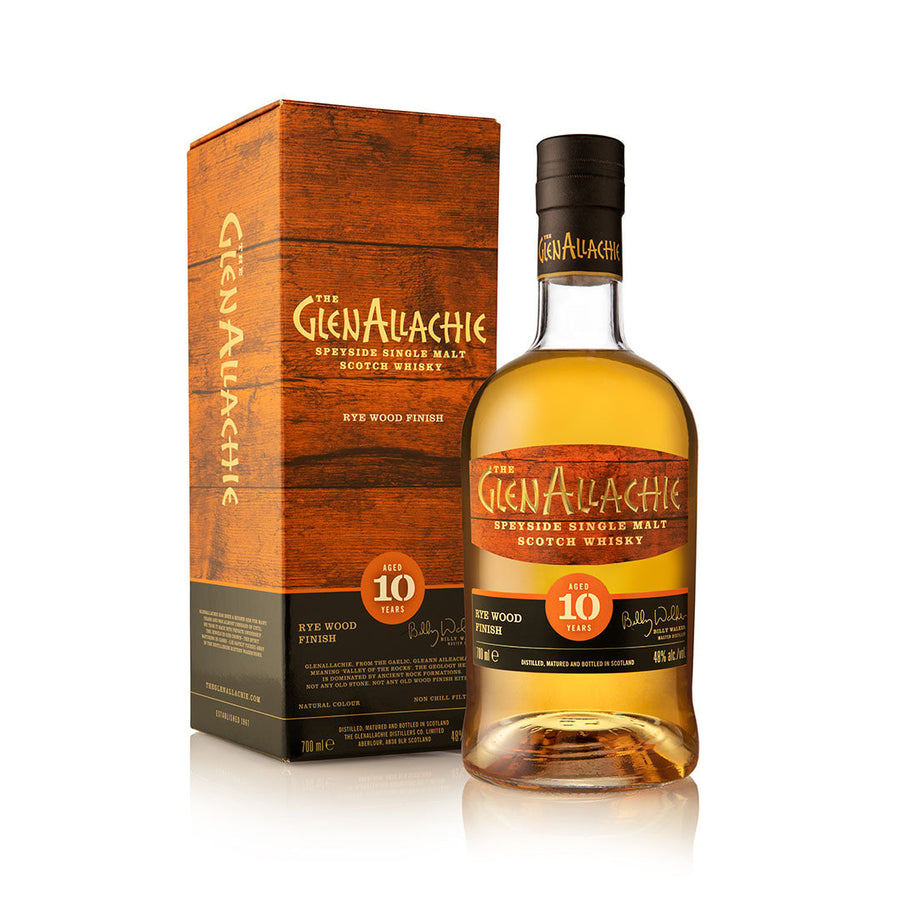 The GlenAllachie 10 Year Old Rye Wood Finish Single Malt Scotch Whisky Scotch Whisky The GlenAllachie