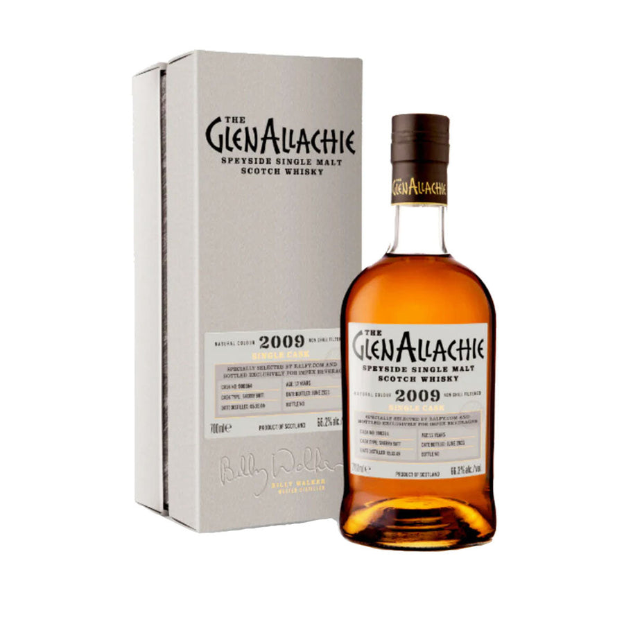 The GlenAllachie 2009 12 Year Old PX Cask 5876 Scotch Whisky The GlenAllachie