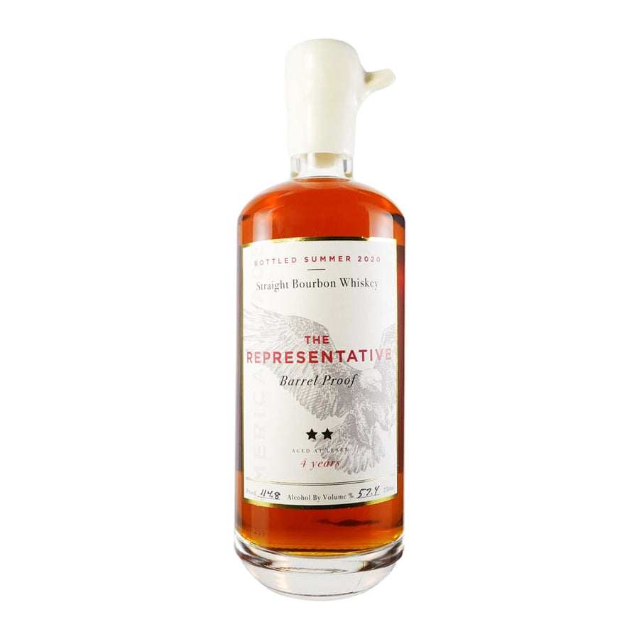 The Representative 4 Year Old Barrel Proof Straight Bourbon Whiskey Straight Bourbon Whiskey Proof and Wood