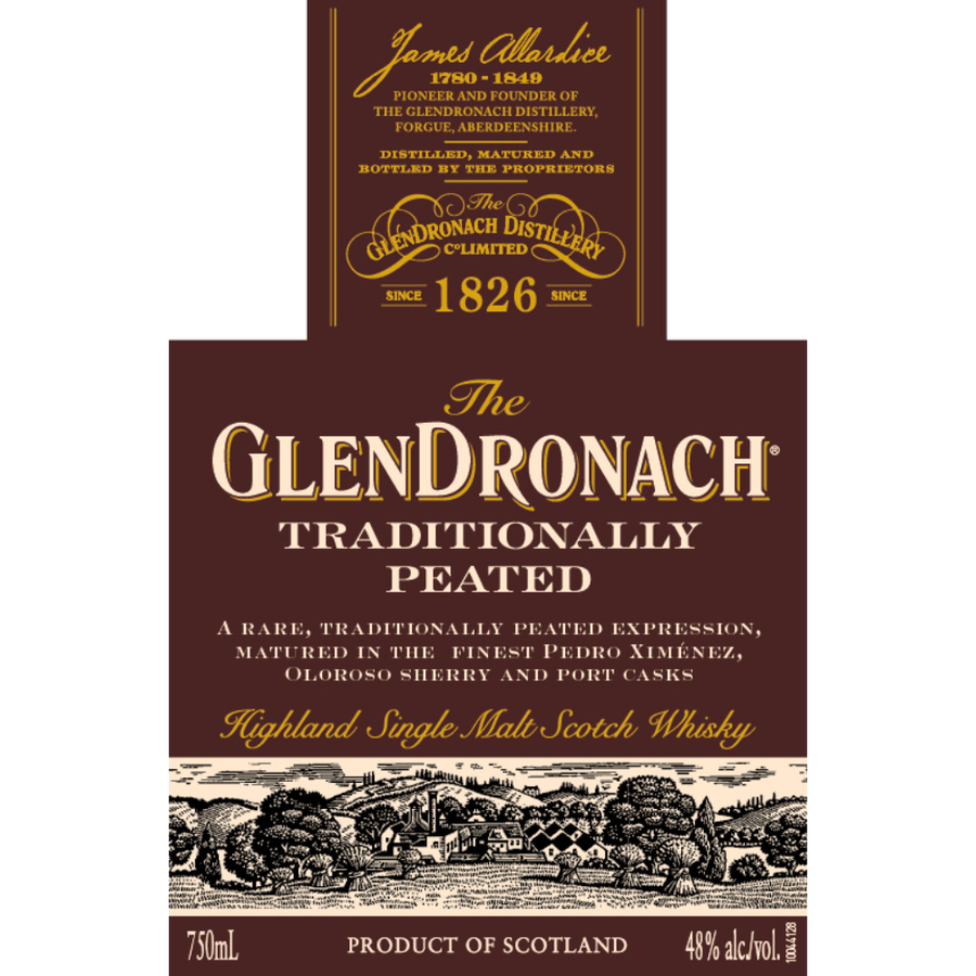 The Glendronach Traditionally Peated Scotch Glendronach
