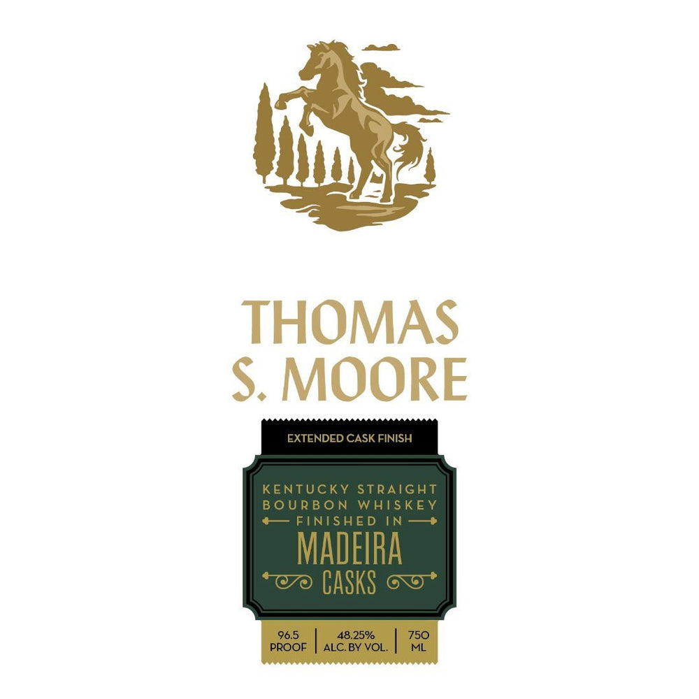 Thomas S. Moore Extended Cask Finish Bourbon Finished In Madeira Casks Kentucky Straight Bourbon Whiskey Thomas S. Moore