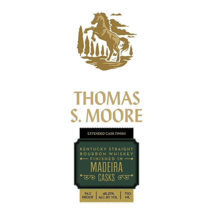 Thomas S. Moore Extended Cask Finish Bourbon Finished In Madeira Casks Kentucky Straight Bourbon Whiskey Thomas S. Moore