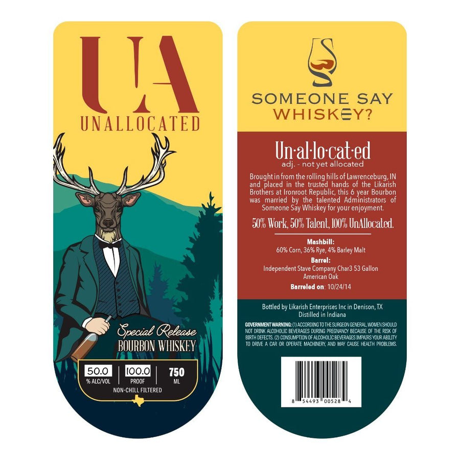 Unallocated Special Release Bourbon Bourbon Whiskey Unallocated