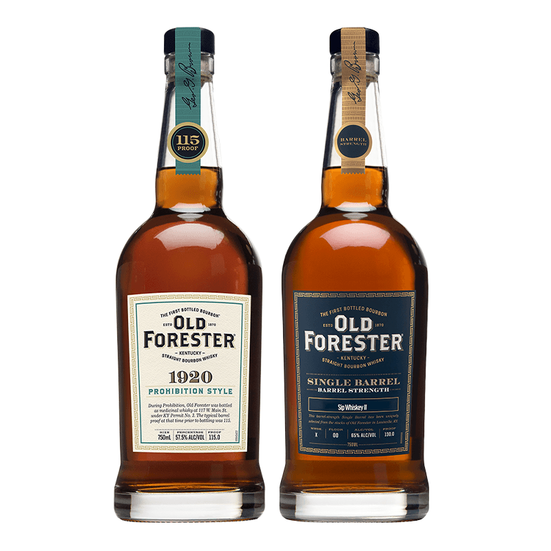 Old Forester Single Barrel Strength “Sip Whiskey II” Bundle Bourbon Old Forester