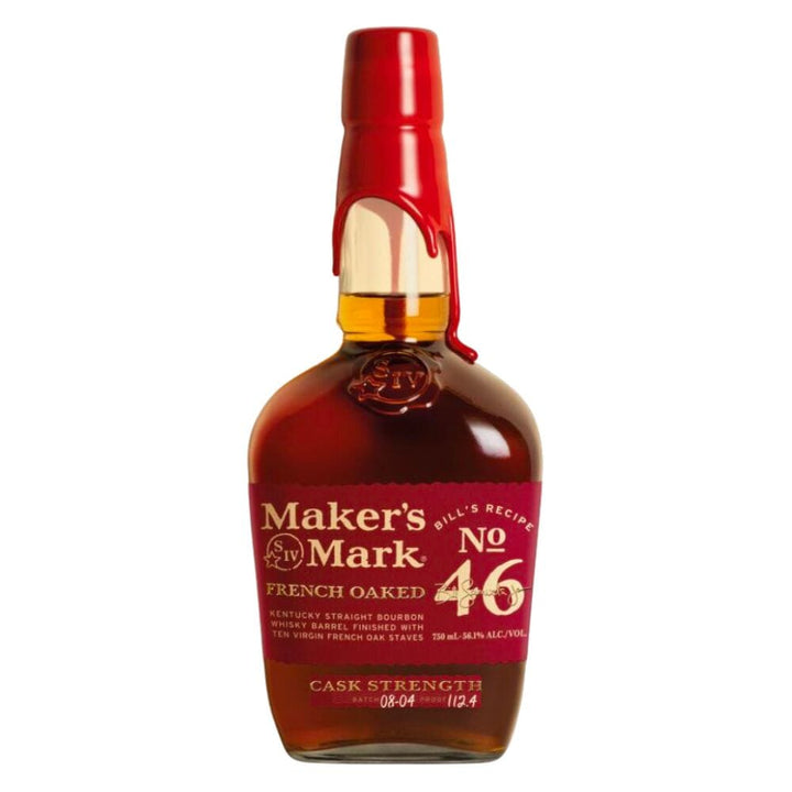 Maker's Mark 46 Cask Strength Bill's Recipe Frenched Oak Limited Release Bourbon Maker's Mark