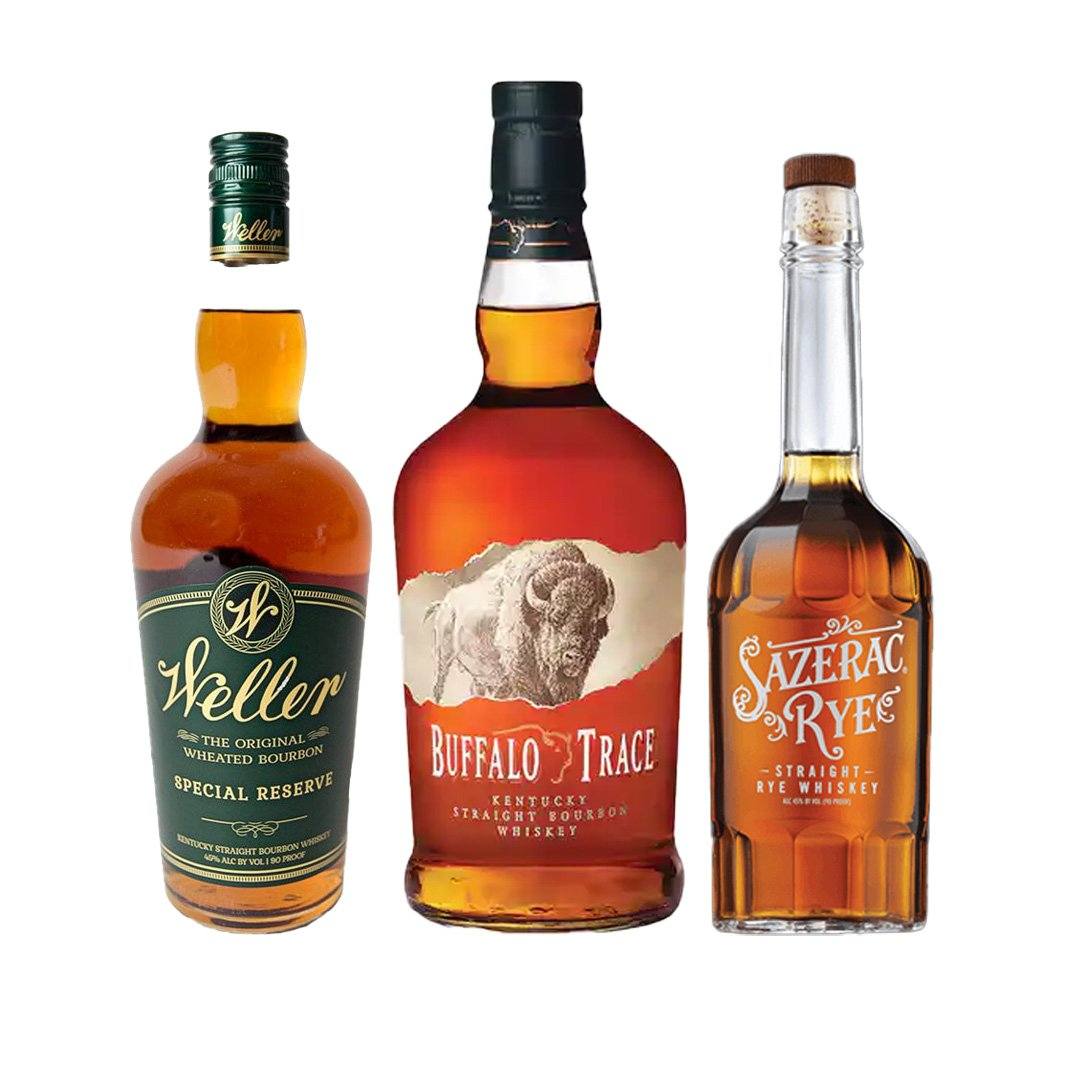 Weller Special Reserve, Sazerac Rye, Buffalo Trace Bourbon Special Weller Special Reserve, Sazerac Rye, Buffalo Trace Bourbon Special Sip Whiskey