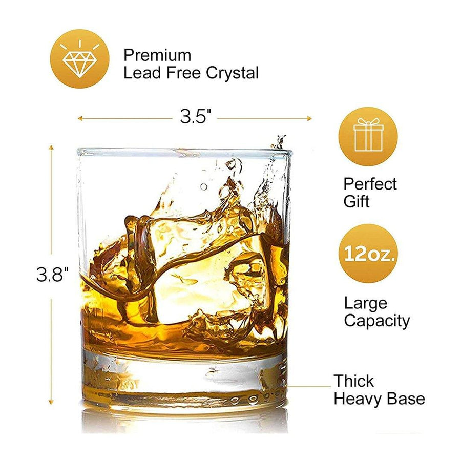 Whiskey Rock Glasses Set Of 2 Accessories DeeCoo