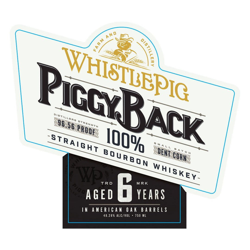 WhistlePig Piggyback 6 Year Old Bourbon Straight Bourbon Whiskey WhistlePig