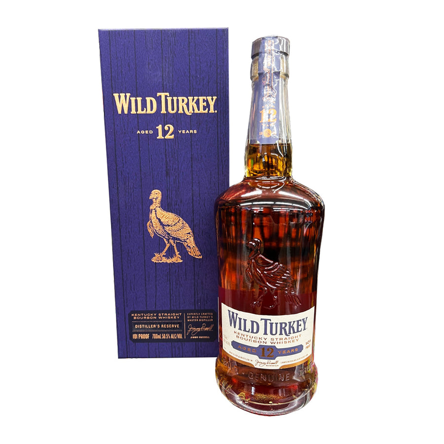 Wild Turkey 12 Year Old 101 Proof Kentucky Straight Bourbon Whiskey Wild Turkey