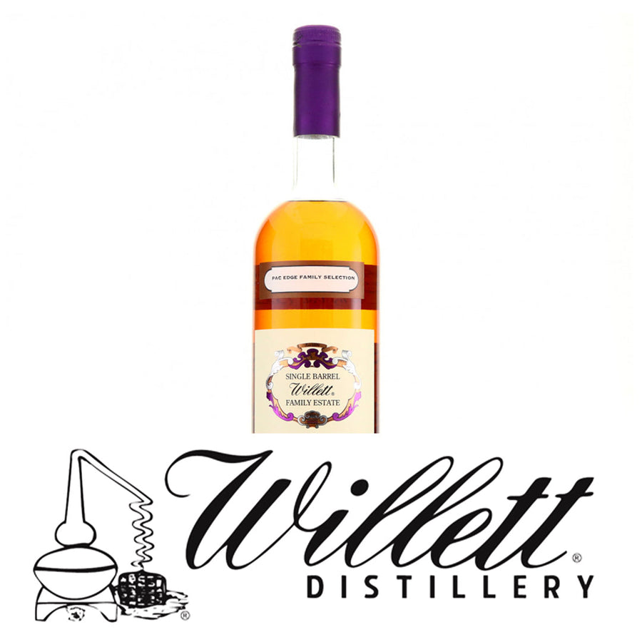 Willett Single Barrel 6 Year Old Rye 123.2 Proof Cask 6050 "Pac Edge Family Selection" Straight Rye Whiskey Willett Distillery