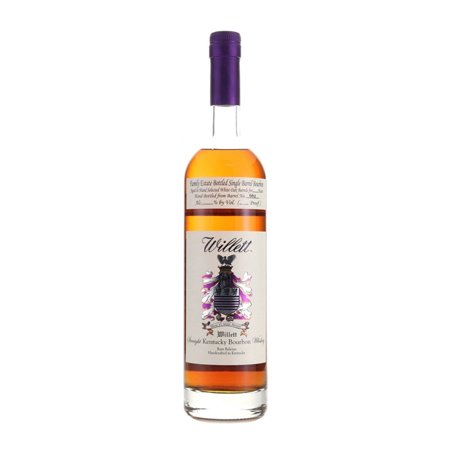 Willett Family Estate Bottled Single Barrel Bourbon Aged in White Oak Barrels for 19 Years 113.2 Proof Kentucky Straight Bourbon Whiskey Willett Distillery