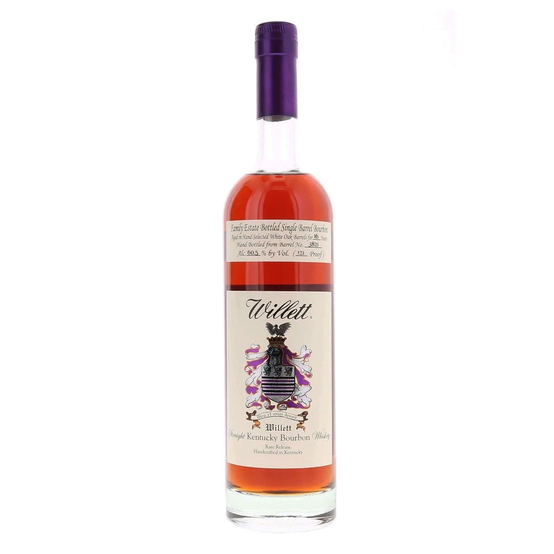 Willett Single Barrel 16 Year Old Bourbon 121 Proof Cask 3821 "King's Ransom" Kentucky Straight Bourbon Whiskey Willett Distillery