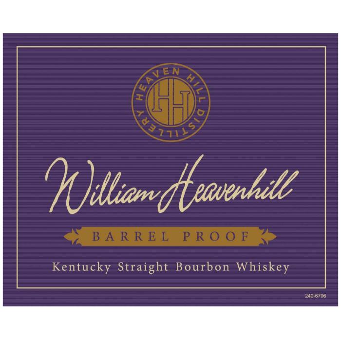 William Heavenhill Barrel Proof 12 Year Old Bourbon Heaven Hill Distillery