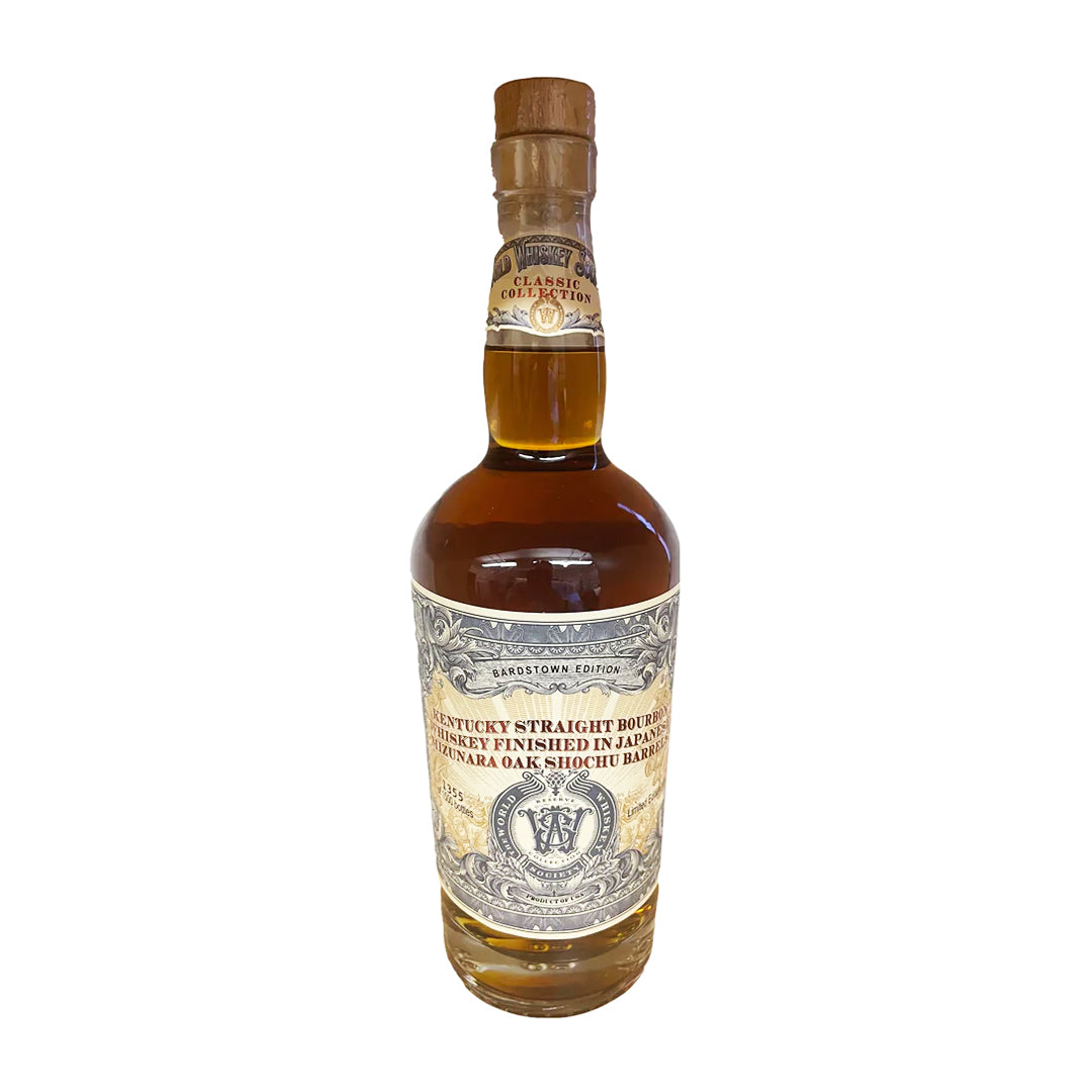 World Whiskey Society 6YR Mizunara Cask Bourbon Kentucky Straight Bourbon Whiskey World Whiskey Society