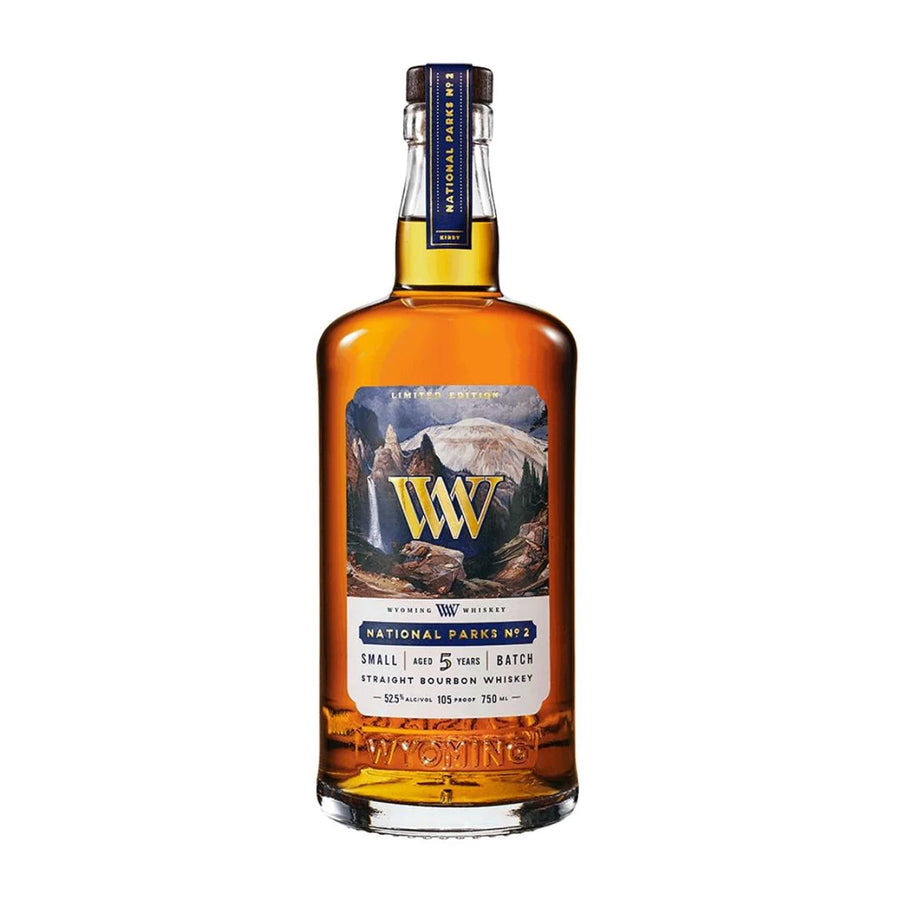 Wyoming Whiskey National Parks No. 2 Limited Edition Straight Bourbon Whiskey Wyoming Whiskey