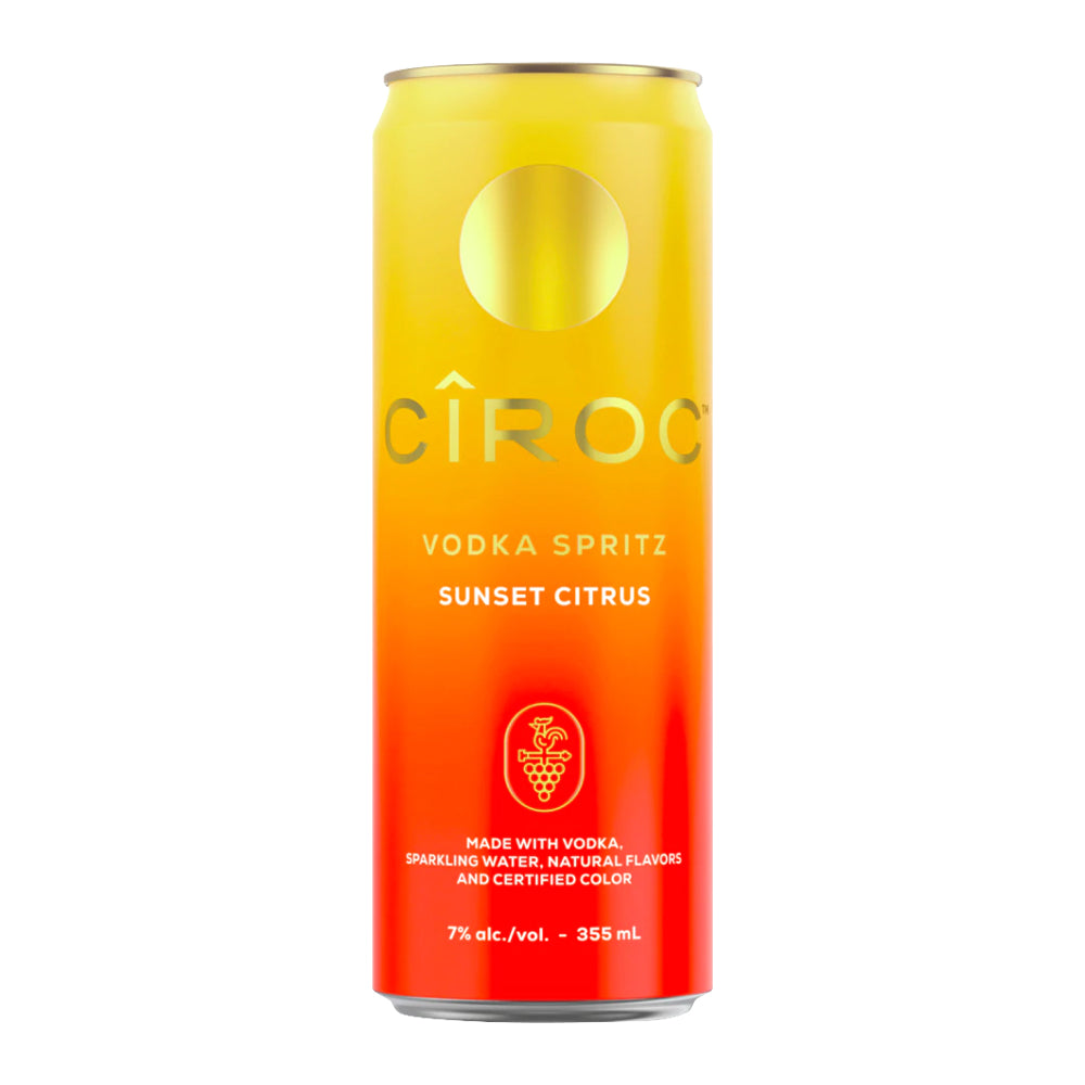Ciroc Vodka Spritz Sunset Citrus 4PK Cans Cocktail CÎROC