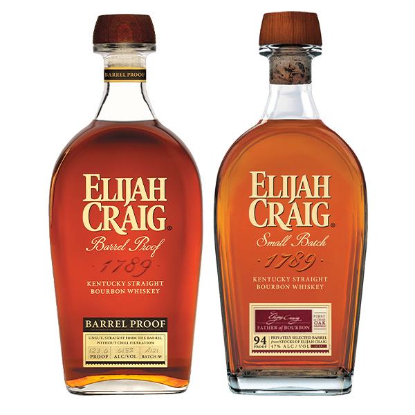 Elijah Craig Barrel Proof A121 + Elijah Craig Small Batch Bundle Bourbon Whiskey Elijah Craig