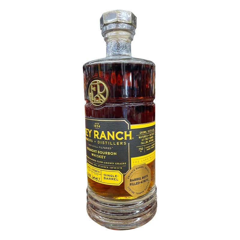 Frey Ranch "SDBB" Single Barrel Barrel Strength "Black and Yellow" Bourbon Whiskey Frey Ranch