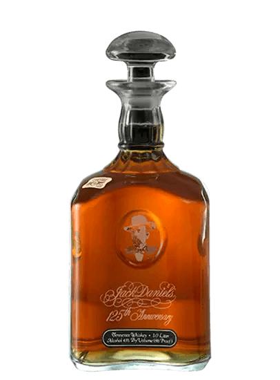 Jack Daniel's 125th Anniversary Signed Bottle By Jimmy Bedford Tennessee Whiskey Jack Daniel's