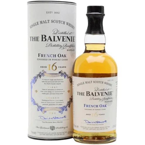 The Balvenie 16 Years Old French Oak Scotch Whisky The Balvenie