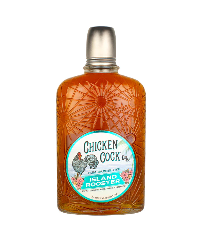 Chicken Cock Island Rooster Rum Barrel Rye Rye Whiskey Chicken Cock