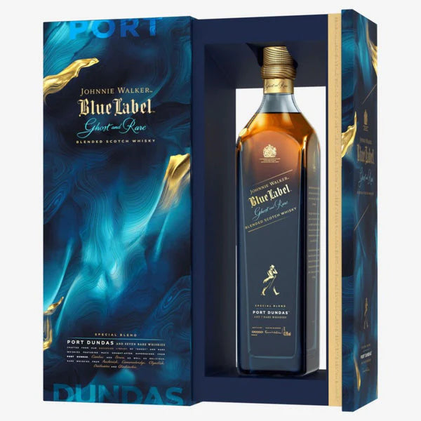 Johnnie Walker Ghost And Rare Blue Label Port Dundas Blended Scotch Whisky Johnnie Walker