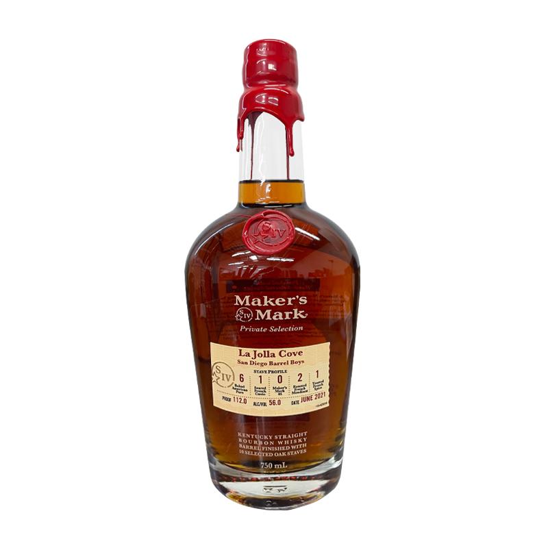 Maker's Mark SDBB "La Jolla Cove" Barrel Pick Bourbon Whiskey Maker's Mark