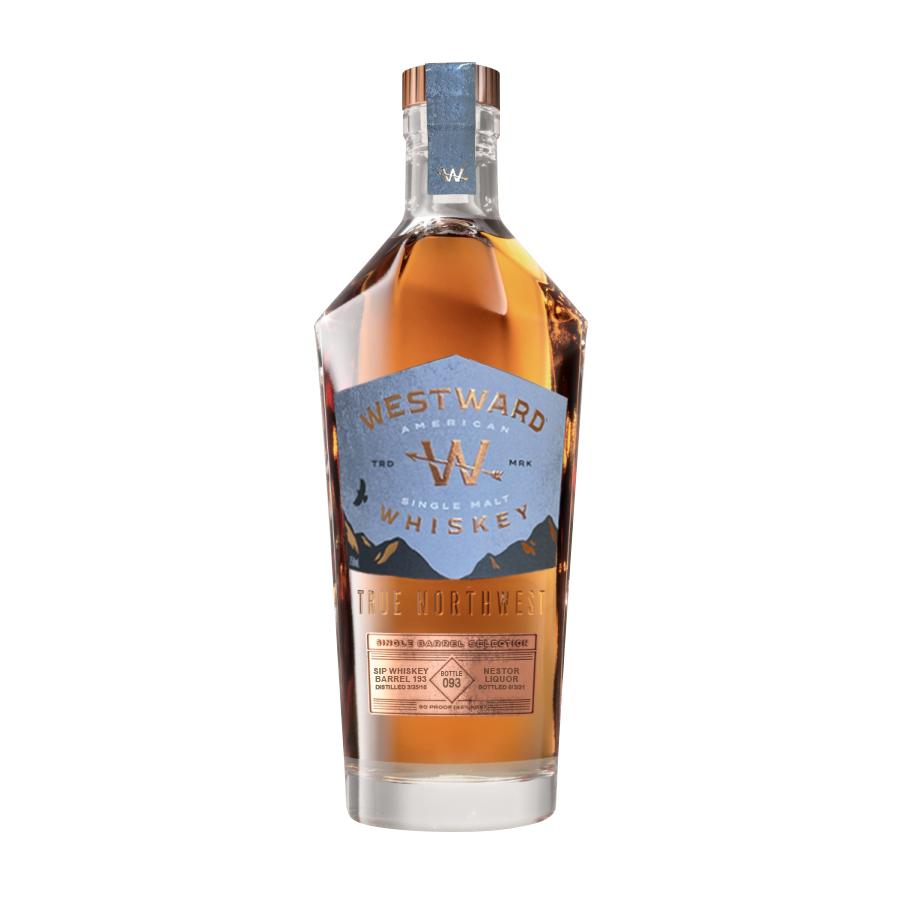 Westward Single Barrel Selection Single Malt Scotch Whiskey Westward Whiskey