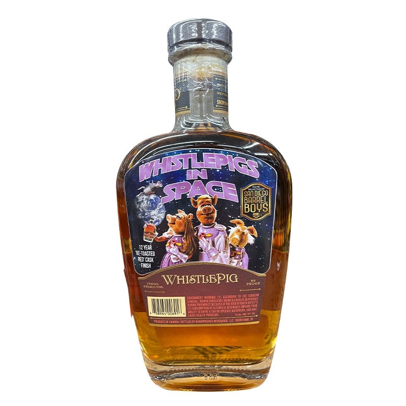 WhistlePig Bespoke Barrel Rye "SDBB" Barrel Pick "WhistlePigs In Space" Rye Whiskey WhistlePig