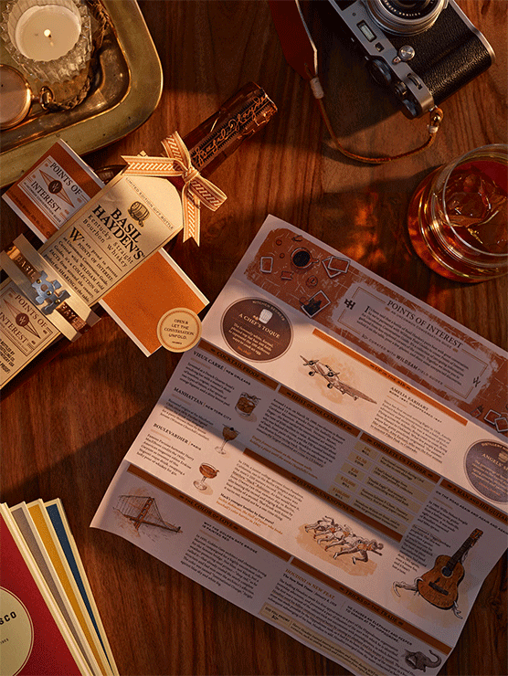 Basil Hayden’s x Wildsam Points of Interest Bourbon Basil Hayden's