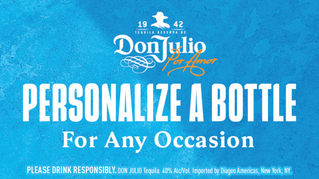 Personalized Don Julio Bottles for Cinco de Mayo!