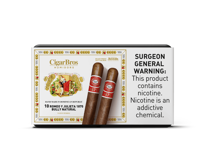 Romeo y Julieta 1875 by CigarBros Cigars CigarBros 10ct Romeo Y Julieta Bully + 7% Discount + FREE Humidor 